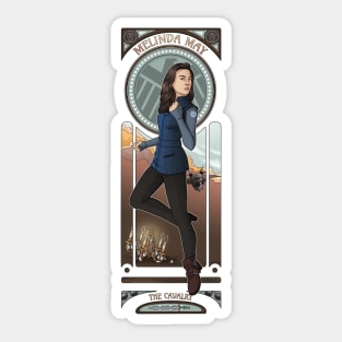 Art Nouveau - Melinda May Sticker